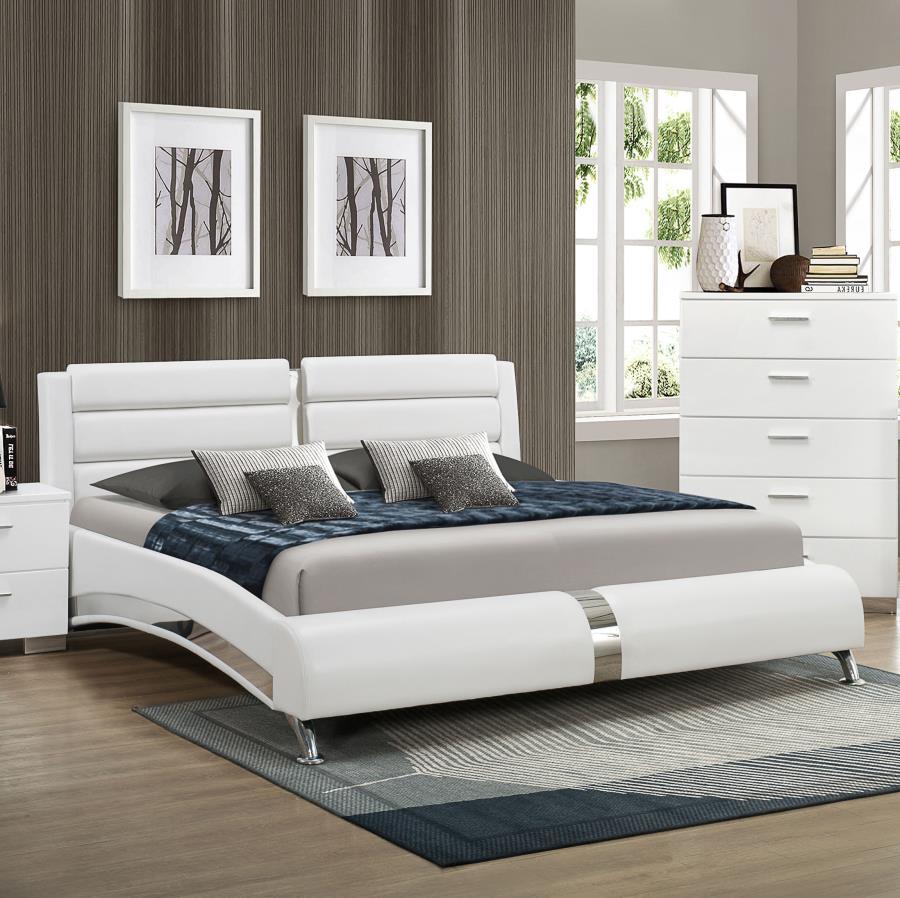 Jeremaine - Upholstered Sleigh Bed - Urban Living Furniture (Los Angeles, CA)