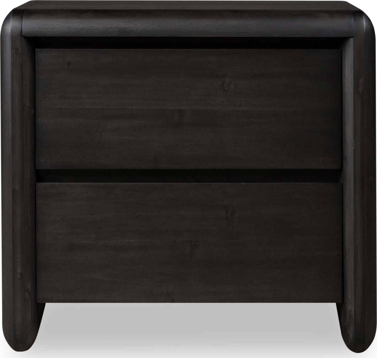 Xolani - Two Drawer Acacia Wood Nightstand - Jaguar