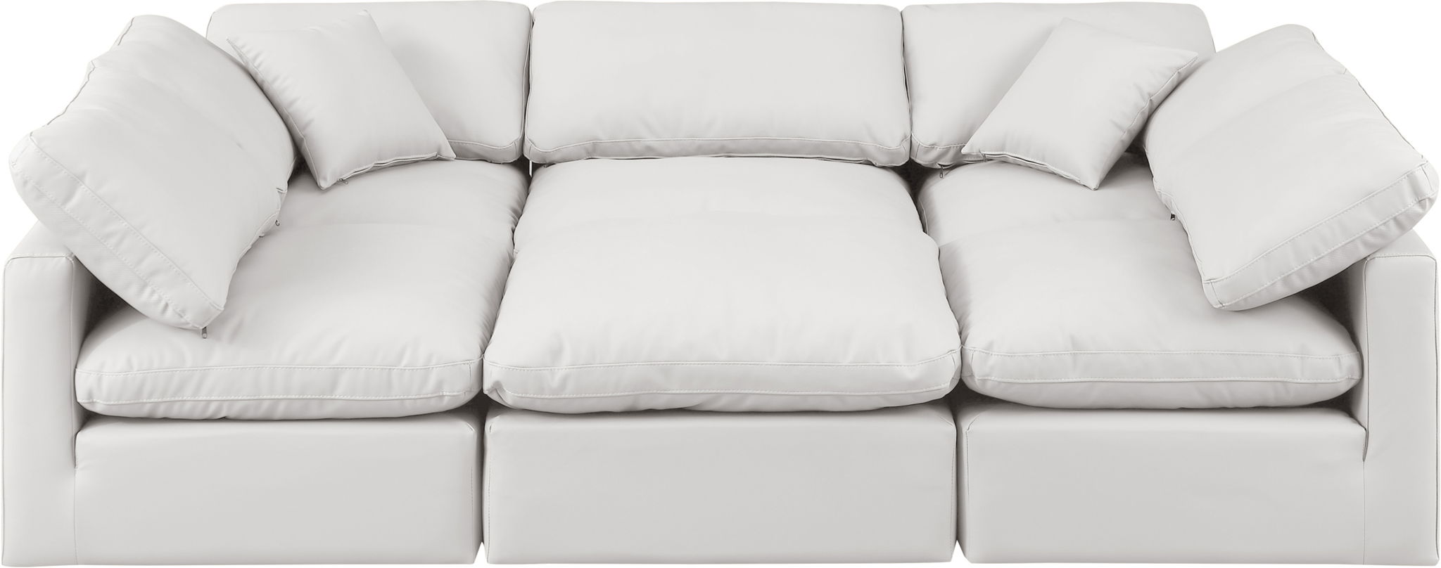Indulge - Faux Leather 6 Piece Modular Sectional - Urban Living Furniture (Los Angeles, CA)