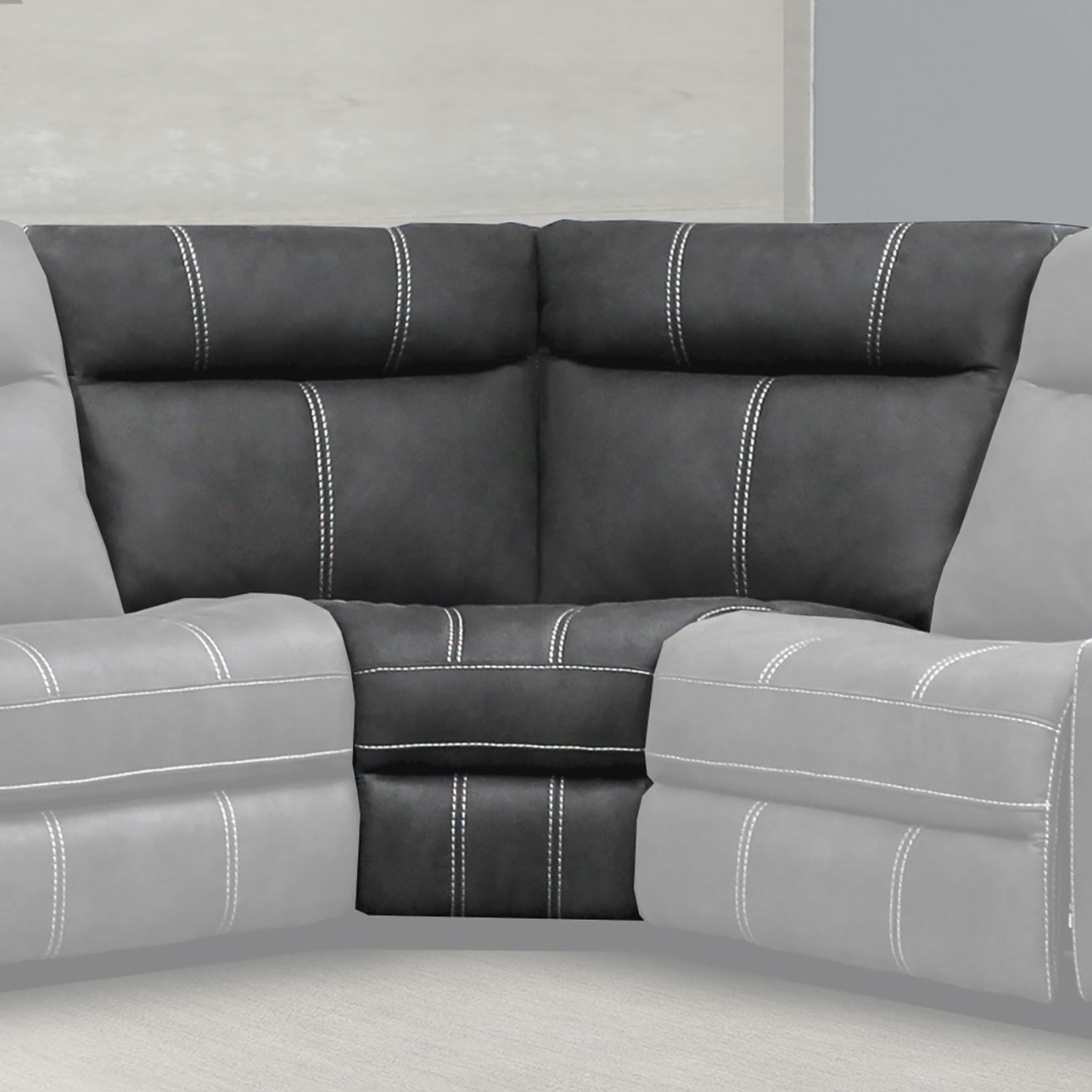 Mason - Corner Wedge - Charcoal - Urban Living Furniture (Los Angeles, CA)