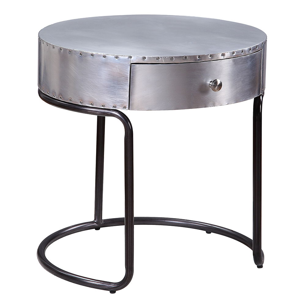 Brancaster - 21" End Table - Aluminum - Urban Living Furniture (Los Angeles, CA)