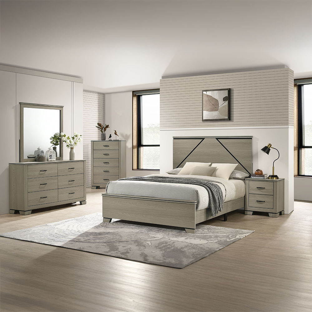 Joanna - Mirror - Weathered Gray - Urban Living Furniture (Los Angeles, CA)