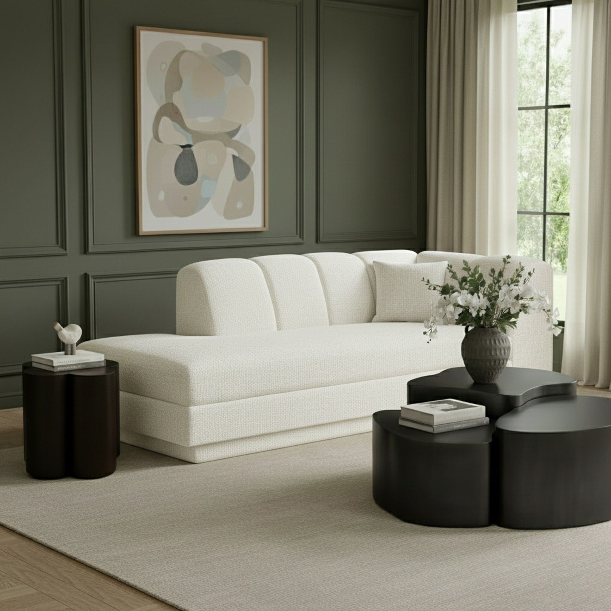Modari - Fabric Upholstered Chaise - Urban Living Furniture (Los Angeles, CA)