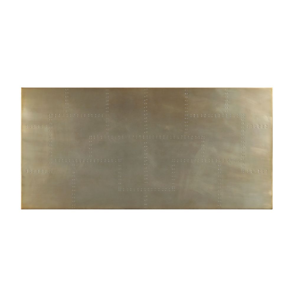 Jennavieve - Desk - Gold Aluminum - Urban Living Furniture (Los Angeles, CA)