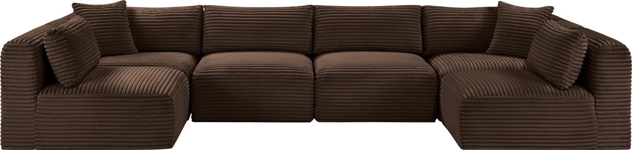 Shaggy - 6 Piece Modular U-Shaped Armless Sectional - Urban Living Furniture (Los Angeles, CA)