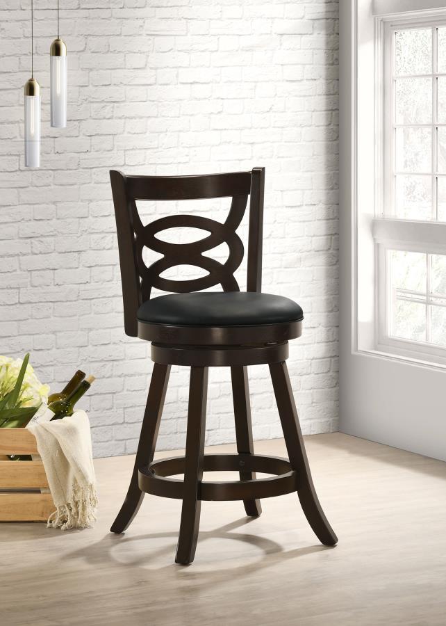 Calecita - Wood Swivel Counter Stool (Set of 2) - Urban Living Furniture (Los Angeles, CA)