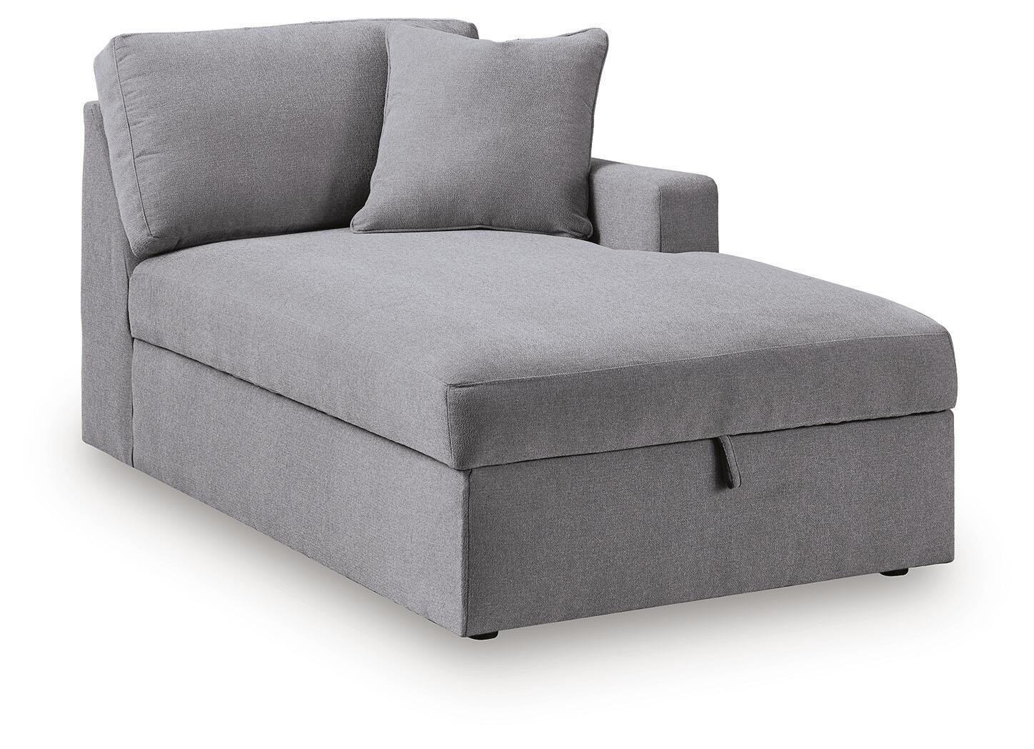 Modmax - RAF Corner Chaise With Storage - Granite