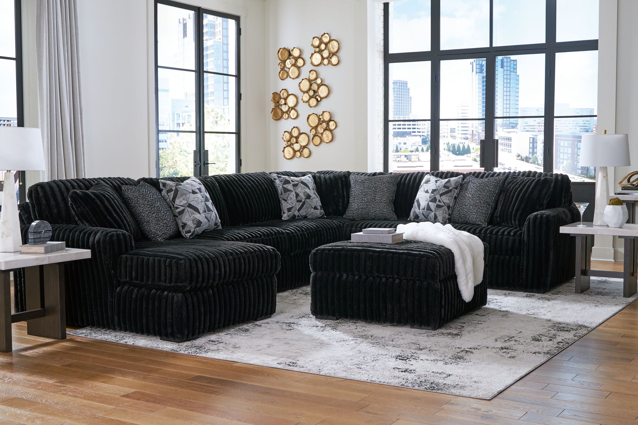 Midnight-Madness - Sectional Set - Urban Living Furniture (Los Angeles, CA)