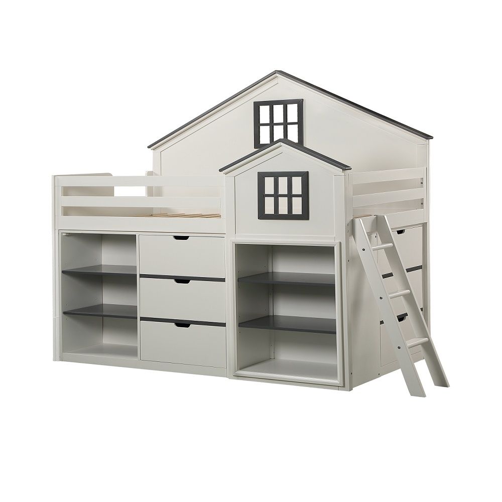 Ratana - Cabinet - Gray & White - Urban Living Furniture (Los Angeles, CA)