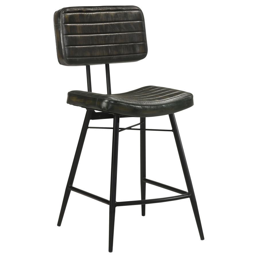 Partridge - Leather Counter Chair (Set of 2) - Urban Living Furniture (Los Angeles, CA)