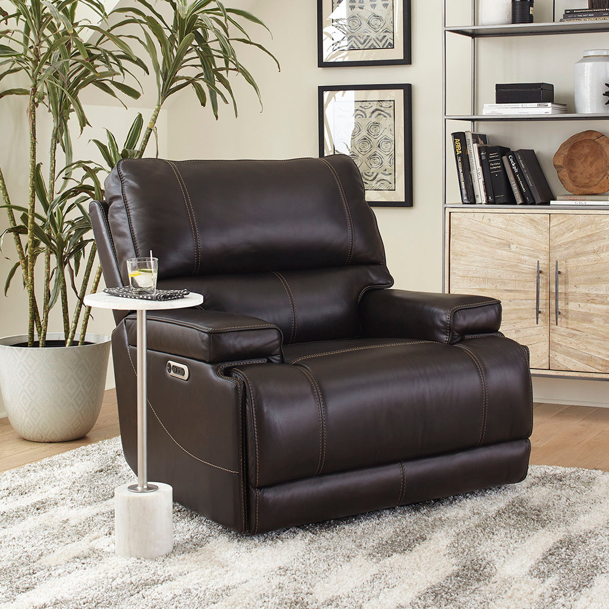 Whitman - Powered By Freemotion Cordless Power Recliner (Set of 2)