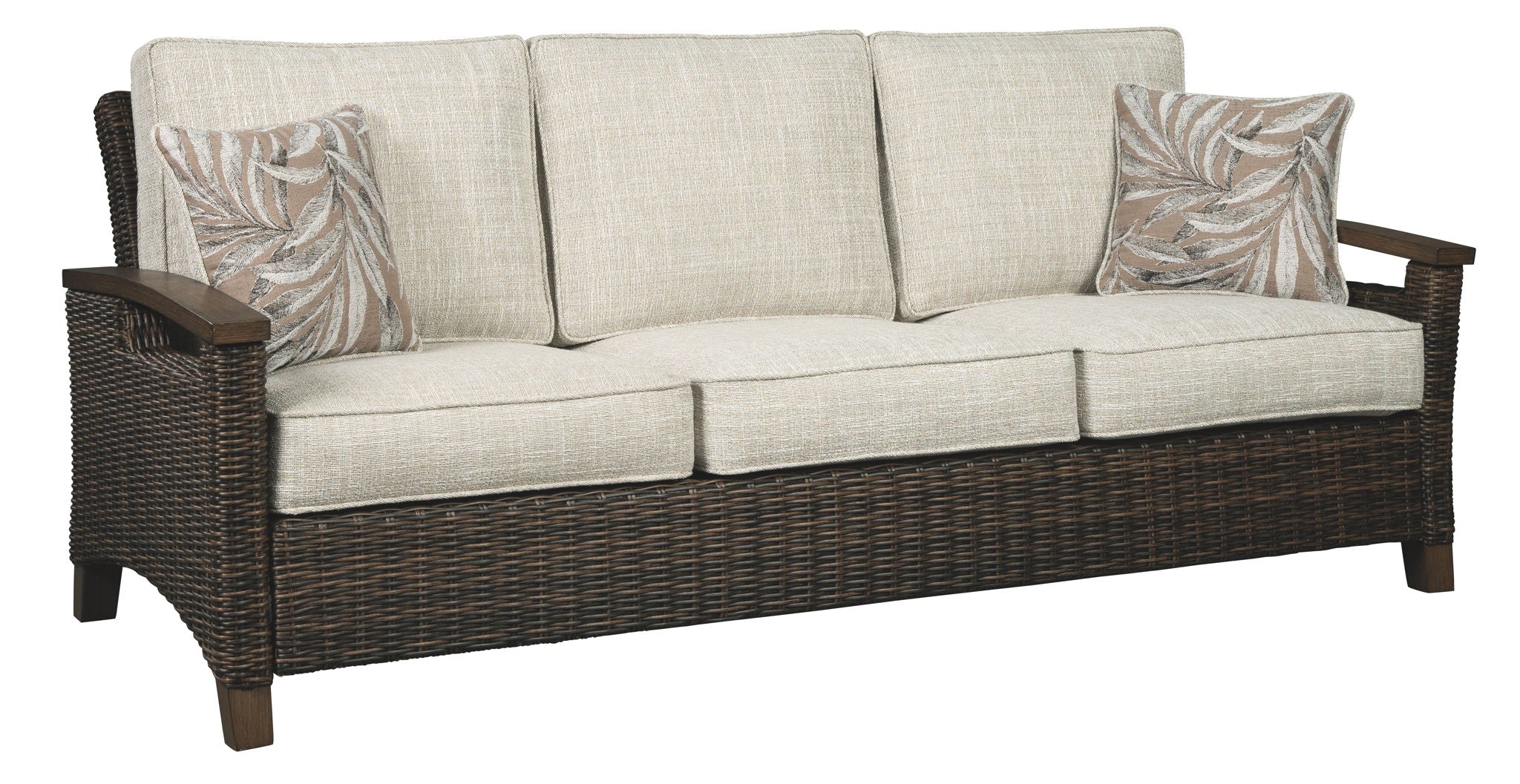 Paradise Trail - Medium Brown - Sofa with Cushion - Urban Living Furniture (Los Angeles, CA)