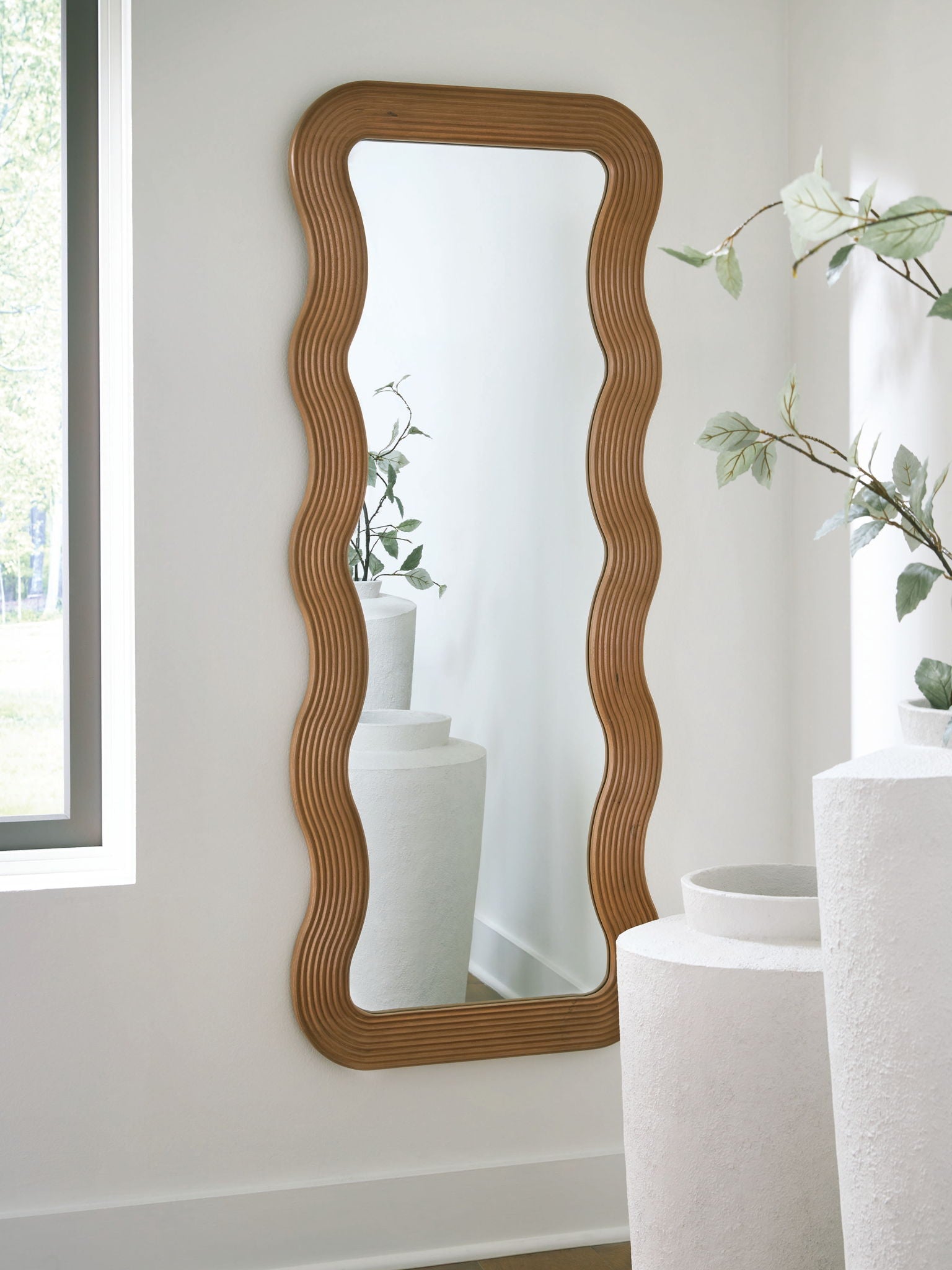 Ellisonville - Brown - Floor Mirror - Urban Living Furniture (Los Angeles, CA)