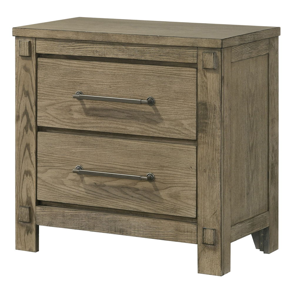 Colton - Nightstand - Antique White Oak - Urban Living Furniture (Los Angeles, CA)