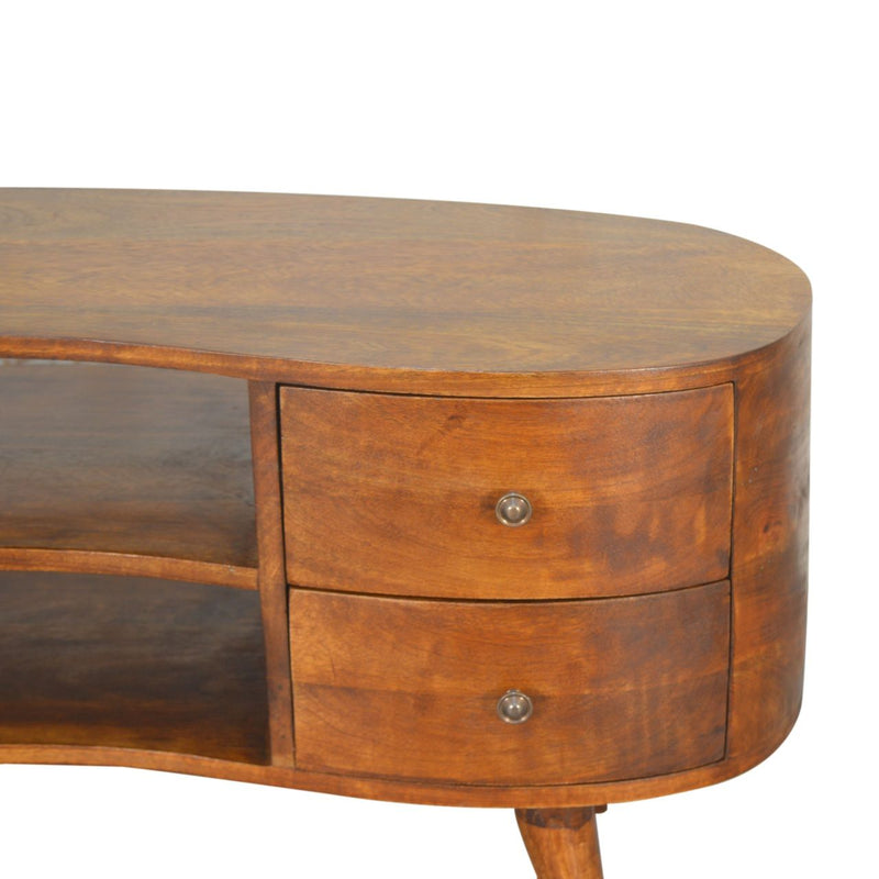 Wave Entertainment Unit - Chestnut