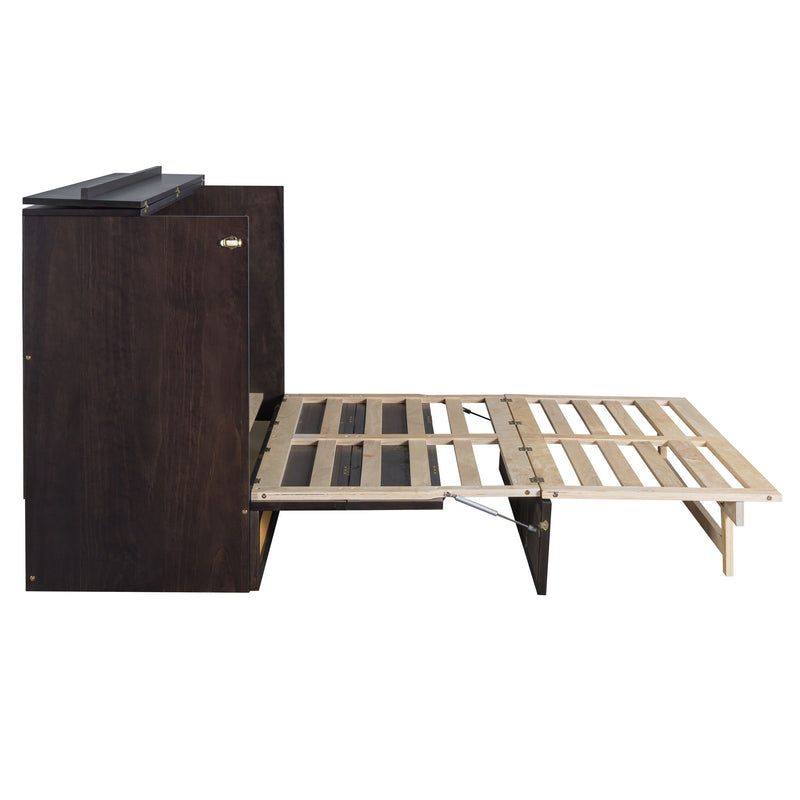 Classic Stylish Murphy Bed With Large Drawers