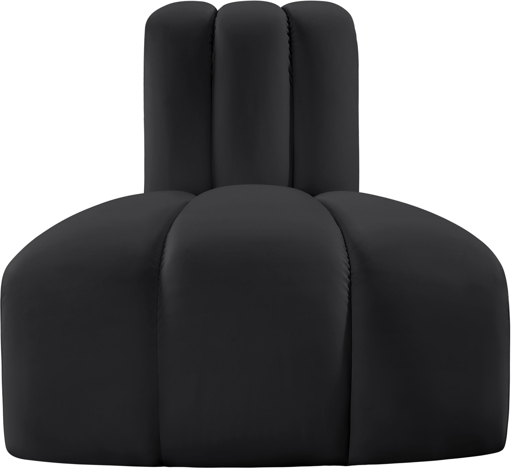 Arc - Faux Leather Reverse Corner Chair - Urban Living Furniture (Los Angeles, CA)
