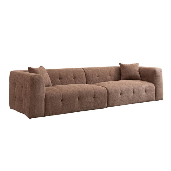 Stylish Sofa With Square Design And Thick Handrailing For Living Room