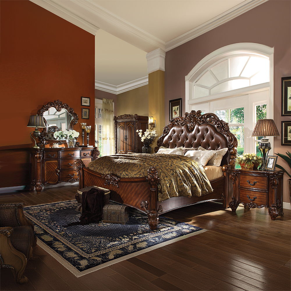 Vendome - Wardrobe/TV Armoire - Cherry - Urban Living Furniture (Los Angeles, CA)