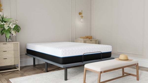 Copper Lux - 14" Plush Memory Foam Mattress With Phase Change Cooling Fabric