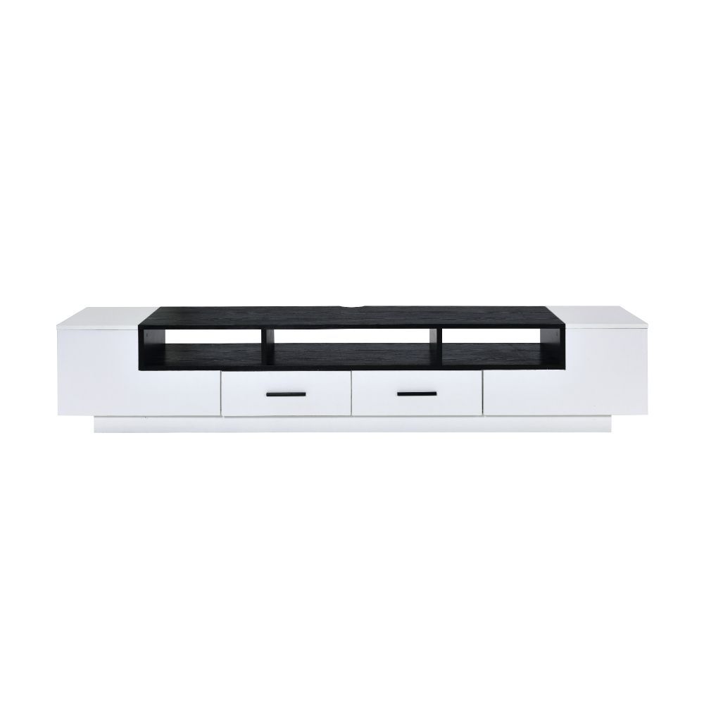 Armour - TV Stand - White & Black - Urban Living Furniture (Los Angeles, CA)