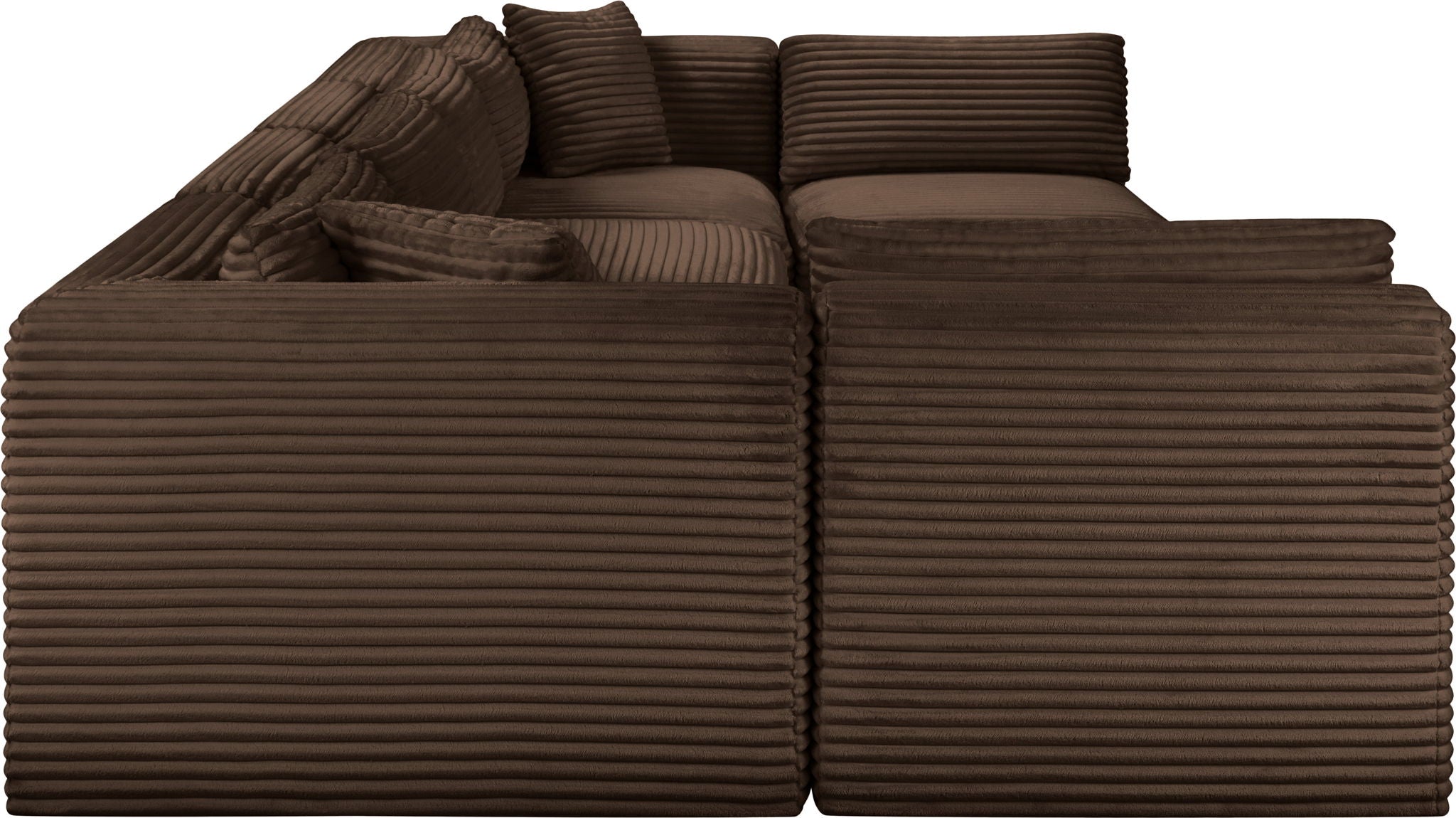 Shaggy - 6 Piece Modular U-Shaped Armless Sectional - Urban Living Furniture (Los Angeles, CA)