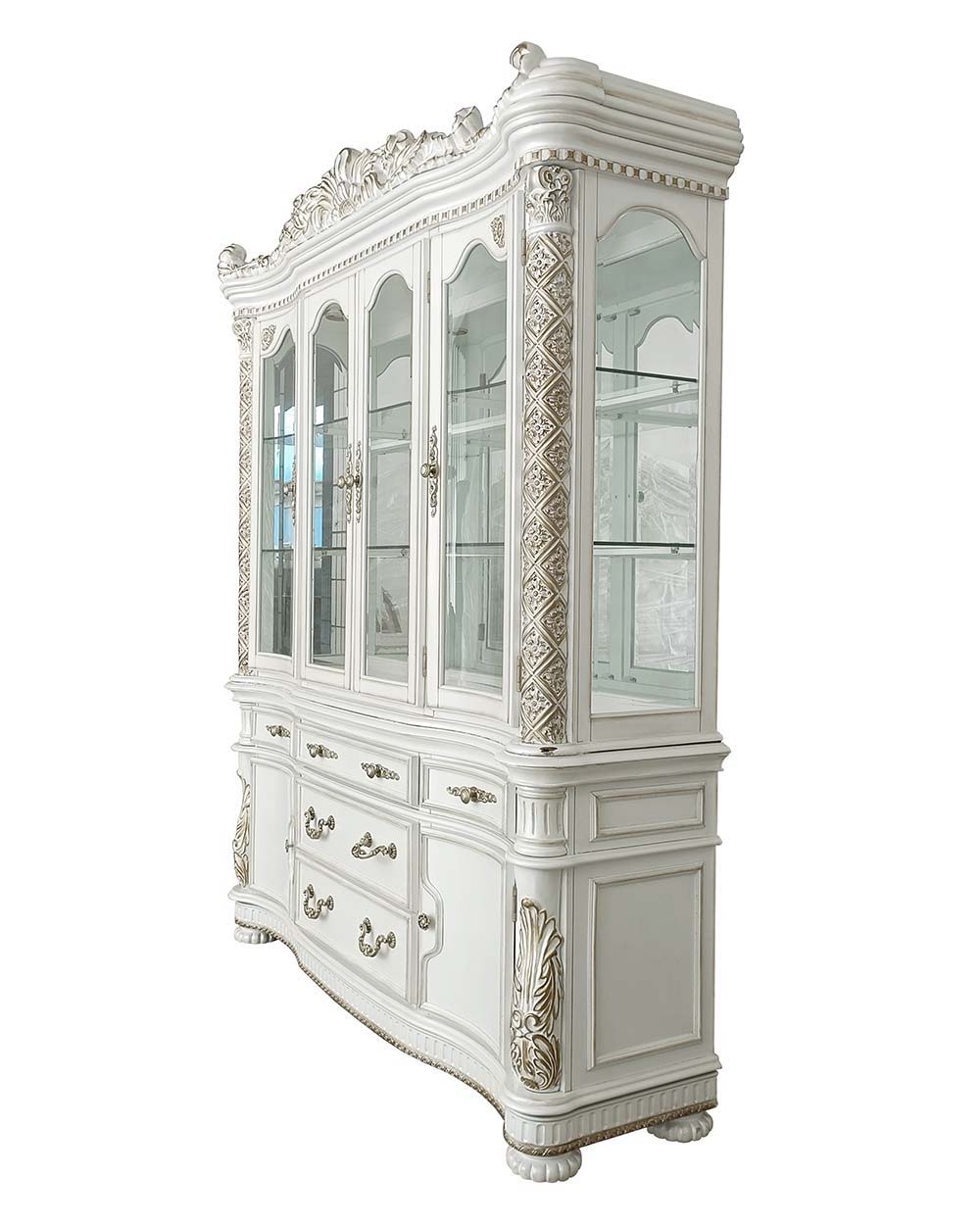 Vendom - Hutch & Buffet - Antique Pearl Finish - Urban Living Furniture (Los Angeles, CA)