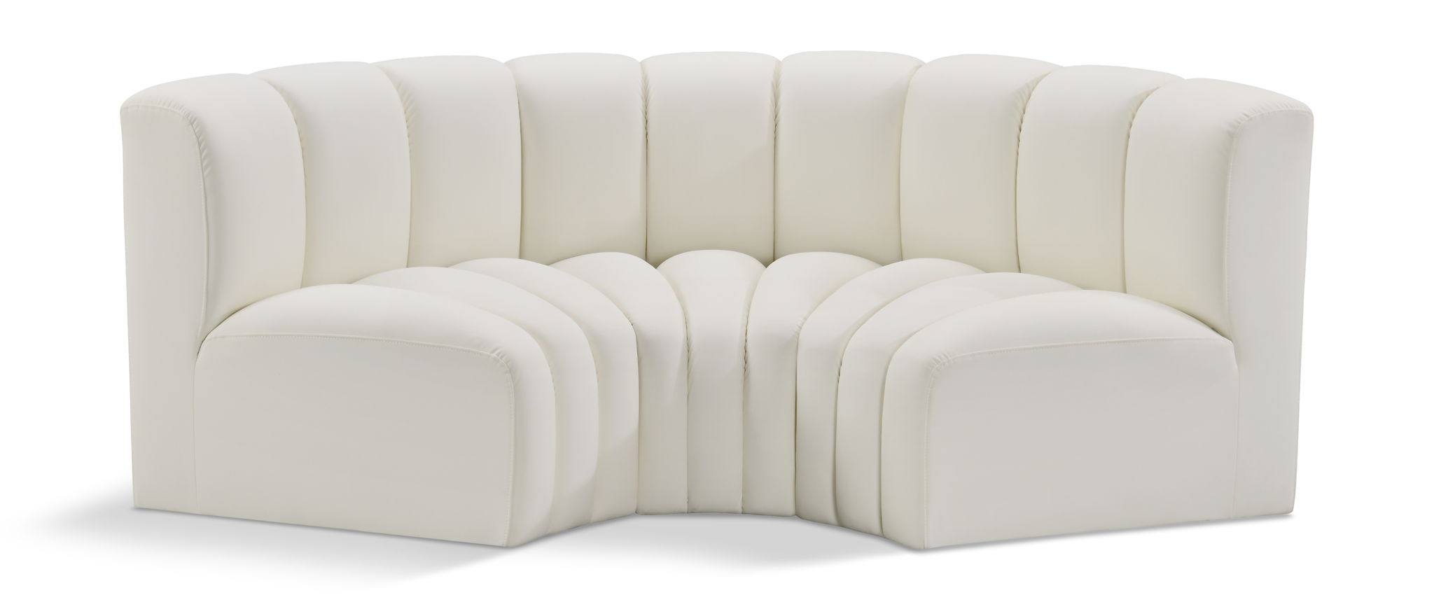 Arc - Faux Leather 3 Piece Modular U-Shaped Sofa - Urban Living Furniture (Los Angeles, CA)