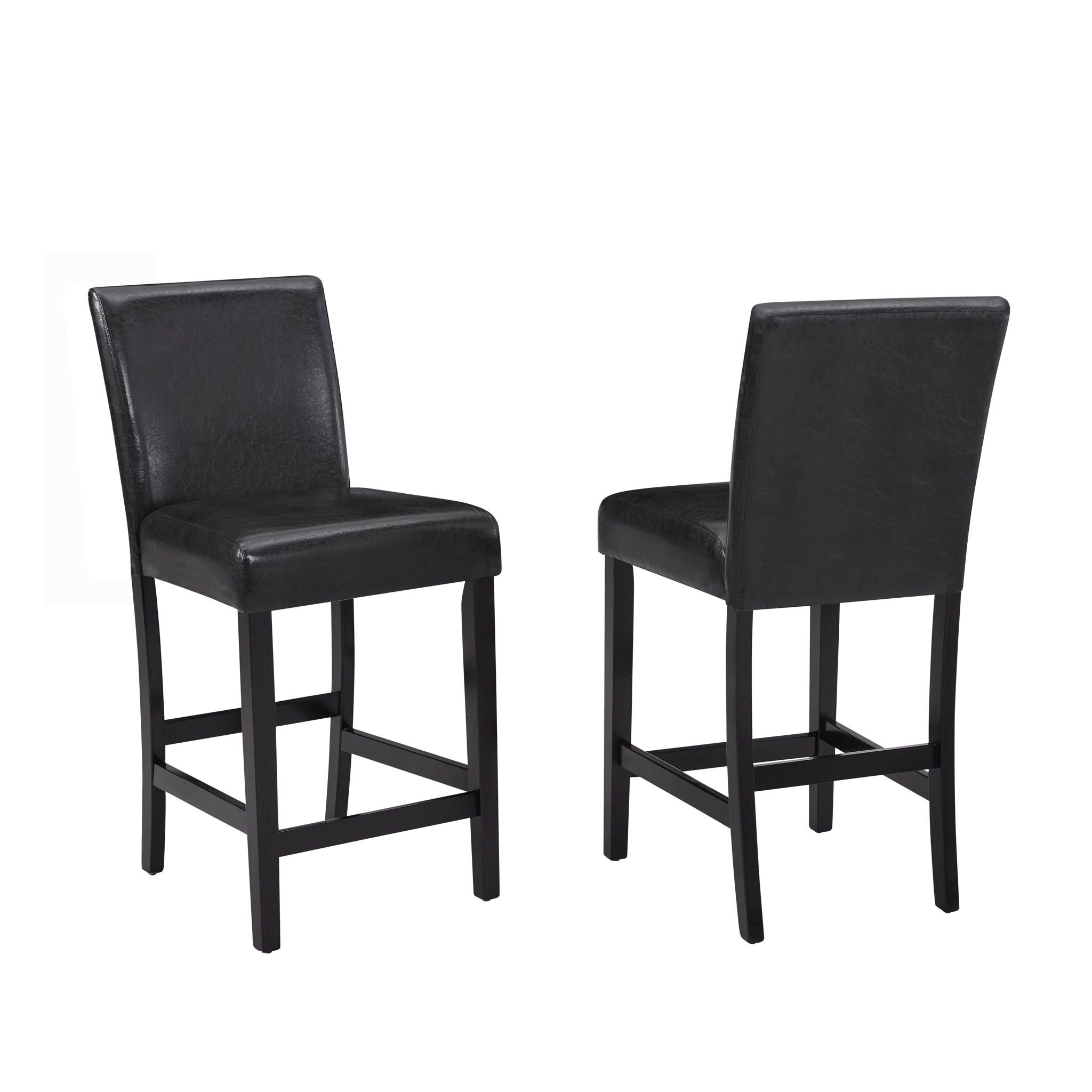 Lennon - 5 Piece Counter Height Table Set - Black / White - Urban Living Furniture (Los Angeles, CA)