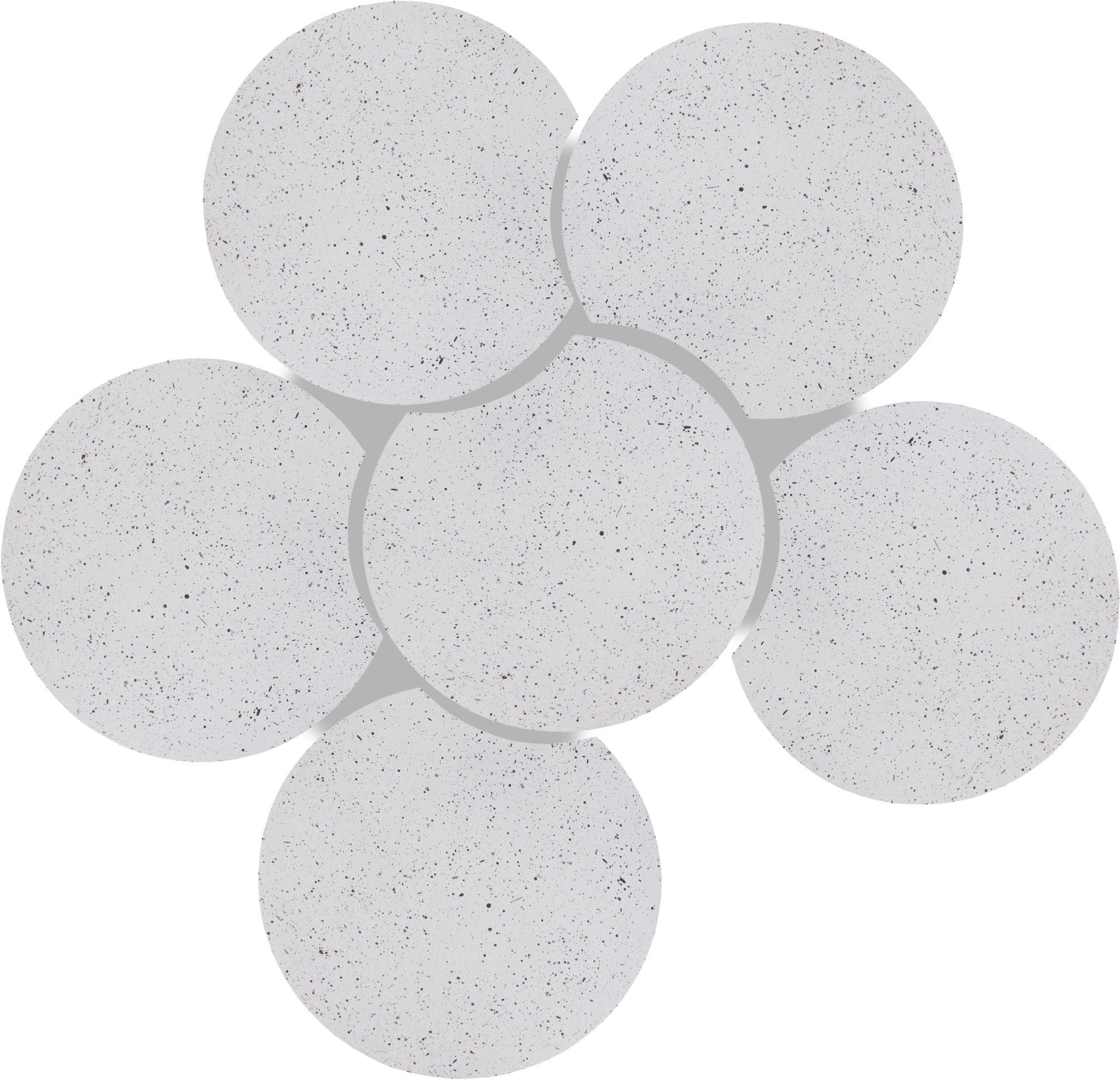 Dimple - 6 Piece Modular Coffee Table - Terazzo Finish - Urban Living Furniture (Los Angeles, CA)
