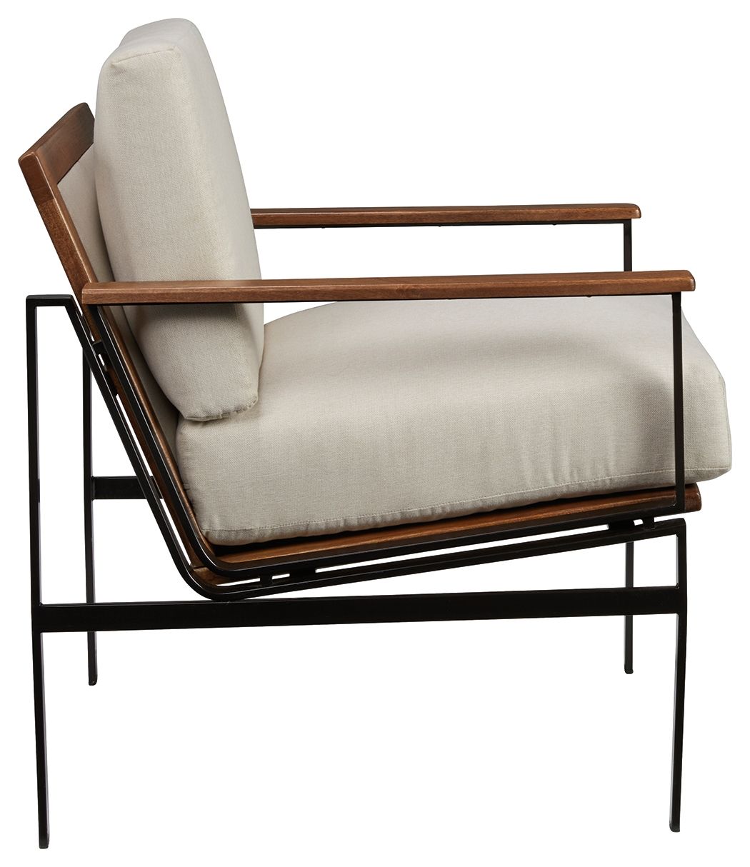 Tilden - Ivory / Brown - Accent Chair - Urban Living Furniture (Los Angeles, CA)