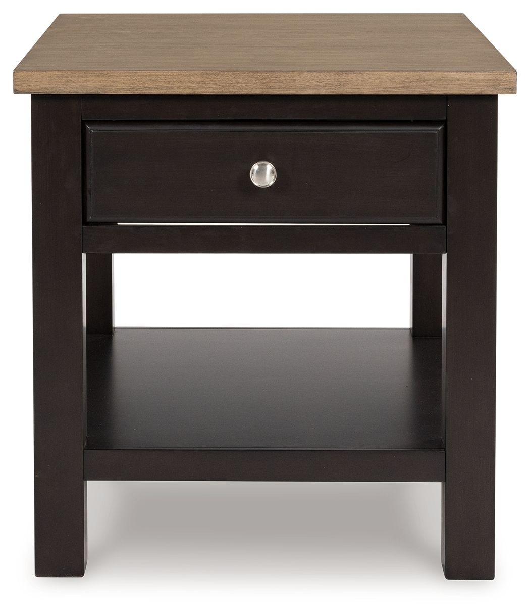 Drazmine - Brown - Rectangular End Table - Urban Living Furniture (Los Angeles, CA)