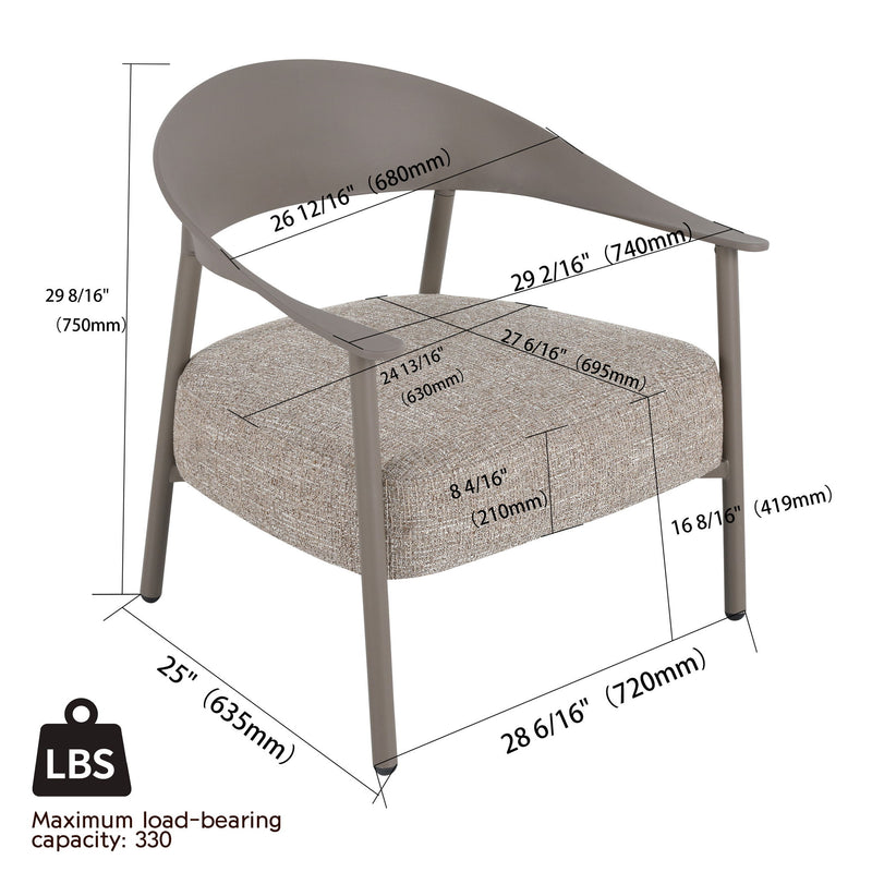 Furniture Set With Seat Cushions, Sturdy And Durable