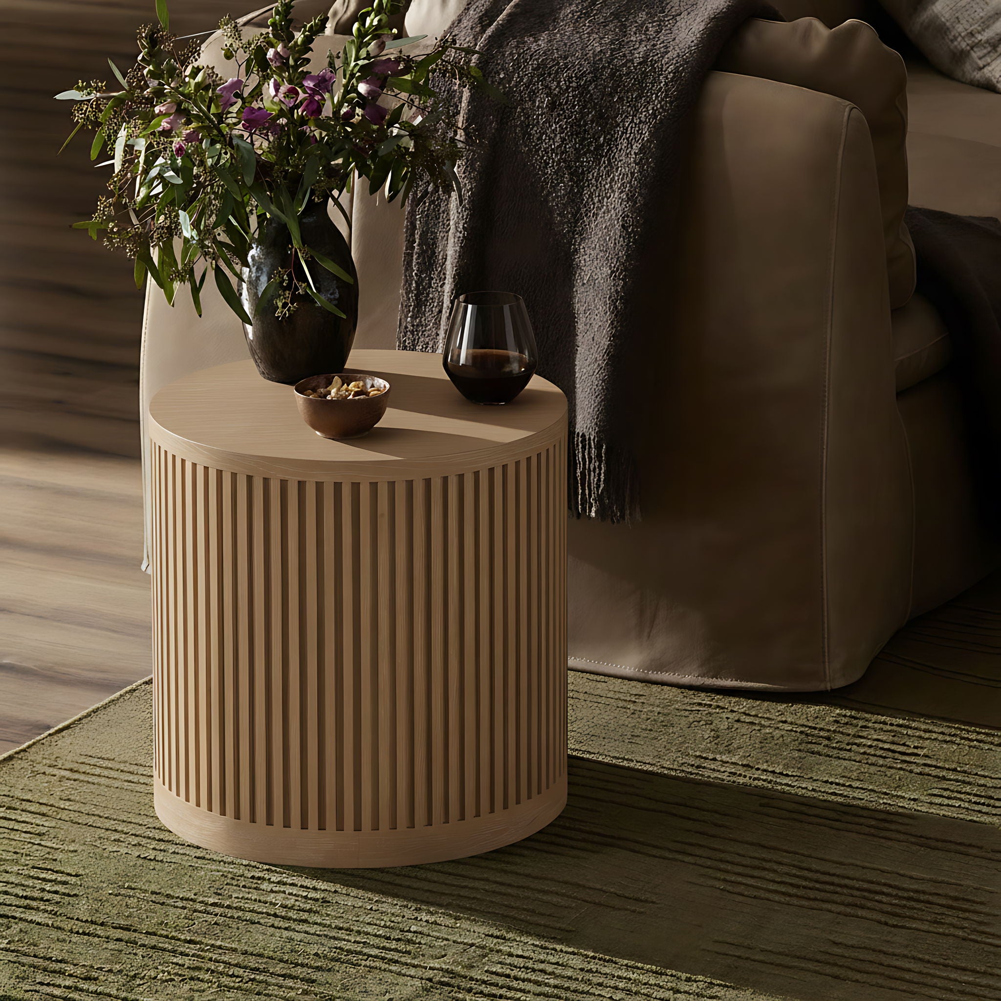 Madera - Oak Veneer And Solid Wood Table - Urban Living Furniture (Los Angeles, CA)