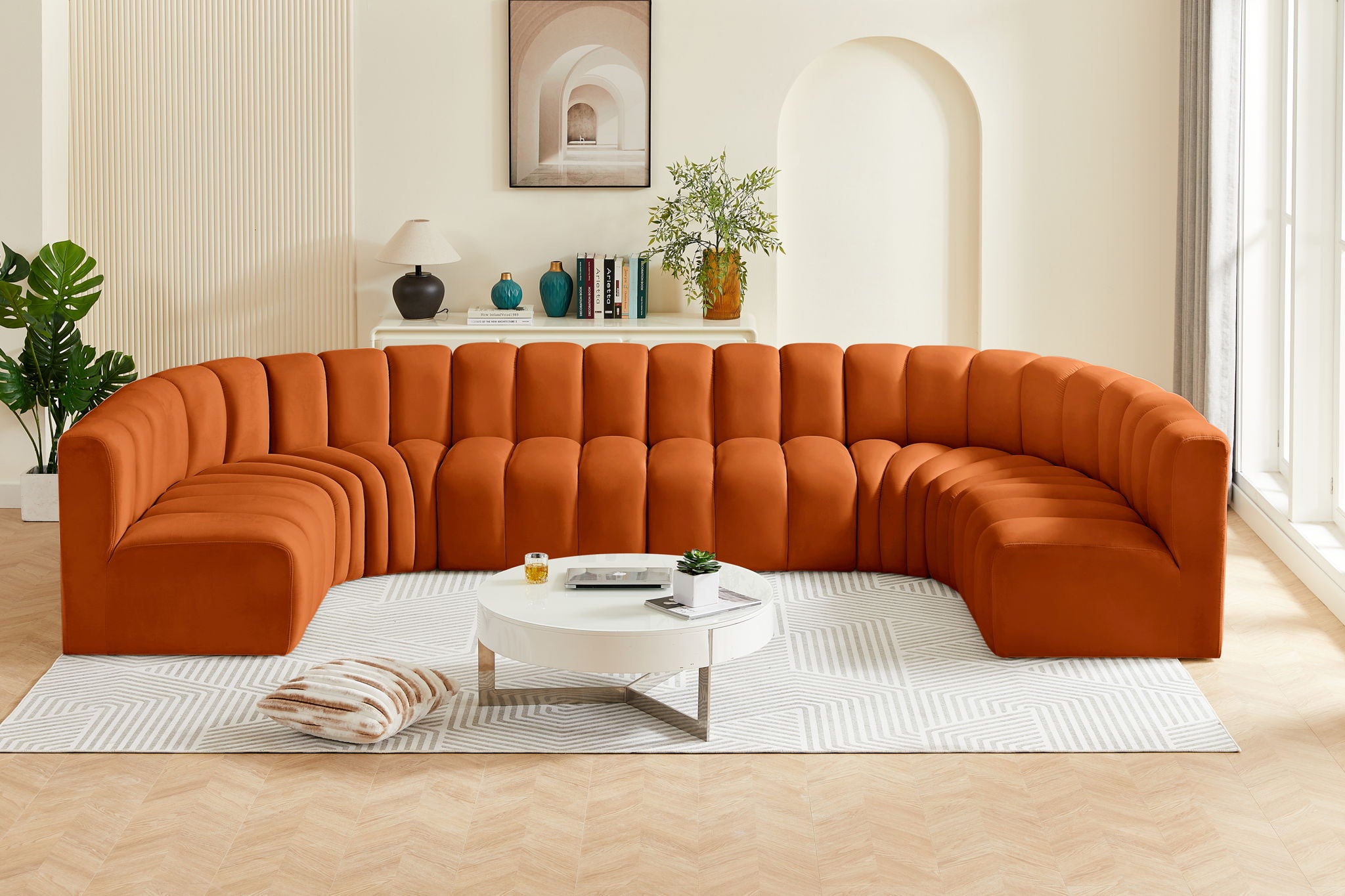 Arc - Velvet Modular U-Shaped Sectional - Urban Living Furniture (Los Angeles, CA)