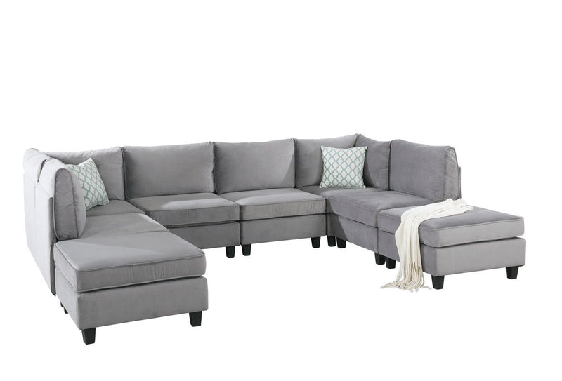 Simona - Velvet Modular Sectional Sofa - Urban Living Furniture (Los Angeles, CA)