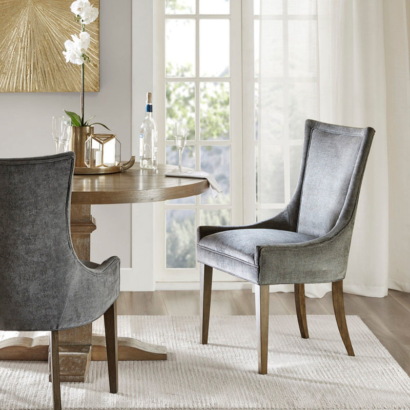 Ultra - Dining Side Chair With Chenille Upholstery (Set of 2)