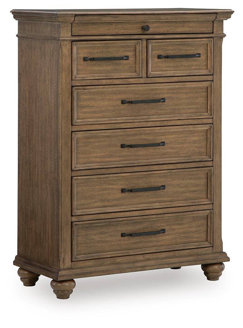 Karallin - Seven Drawer Chest - Medium Brown - Urban Living Furniture (Los Angeles, CA)