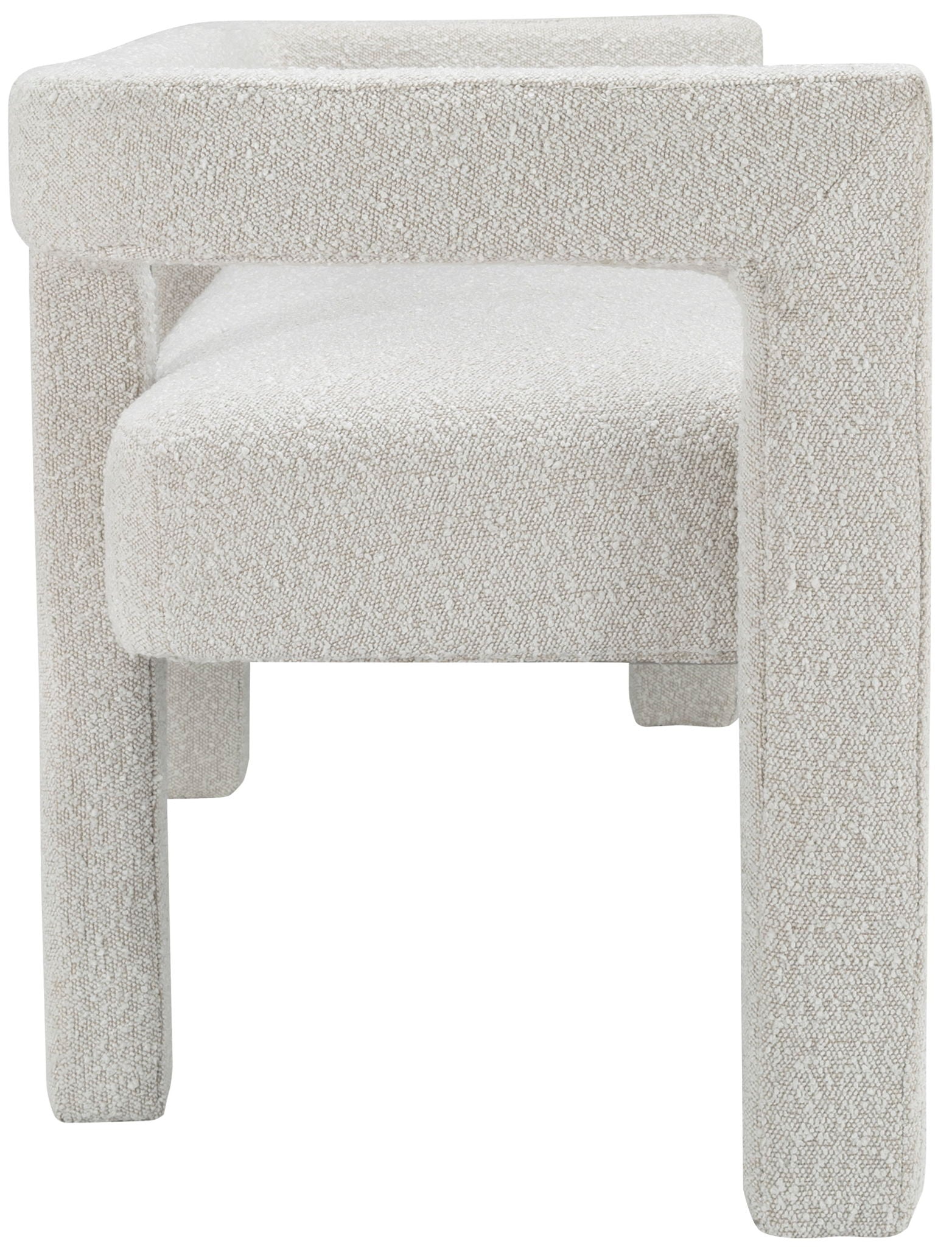 Athena - Boucle Fabric Bench - Urban Living Furniture (Los Angeles, CA)
