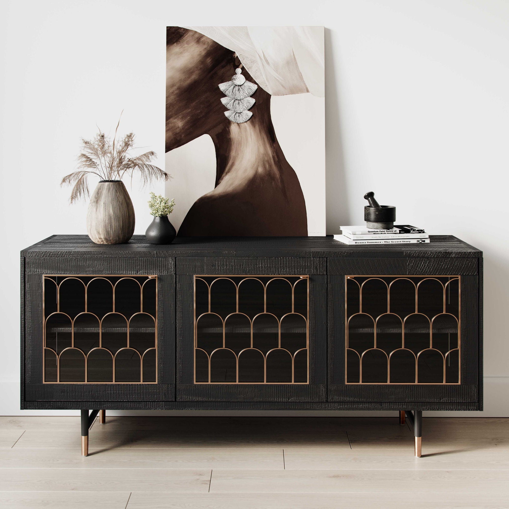 Gatsby - Wood Buffet - Black - Urban Living Furniture (Los Angeles, CA)