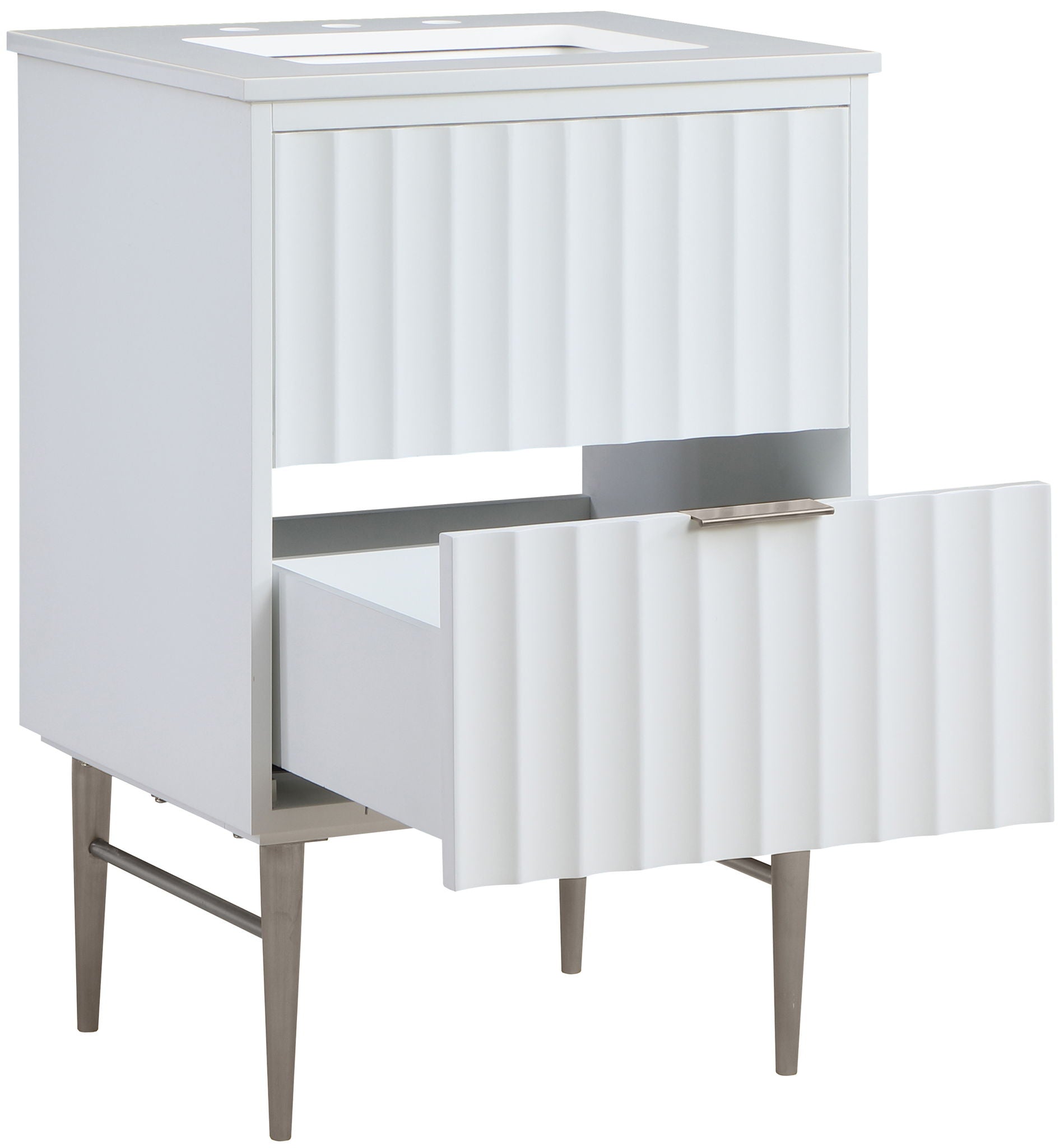 Modernist - Bathroom Vanity With Chrome Legs - Urban Living Furniture (Los Angeles, CA)