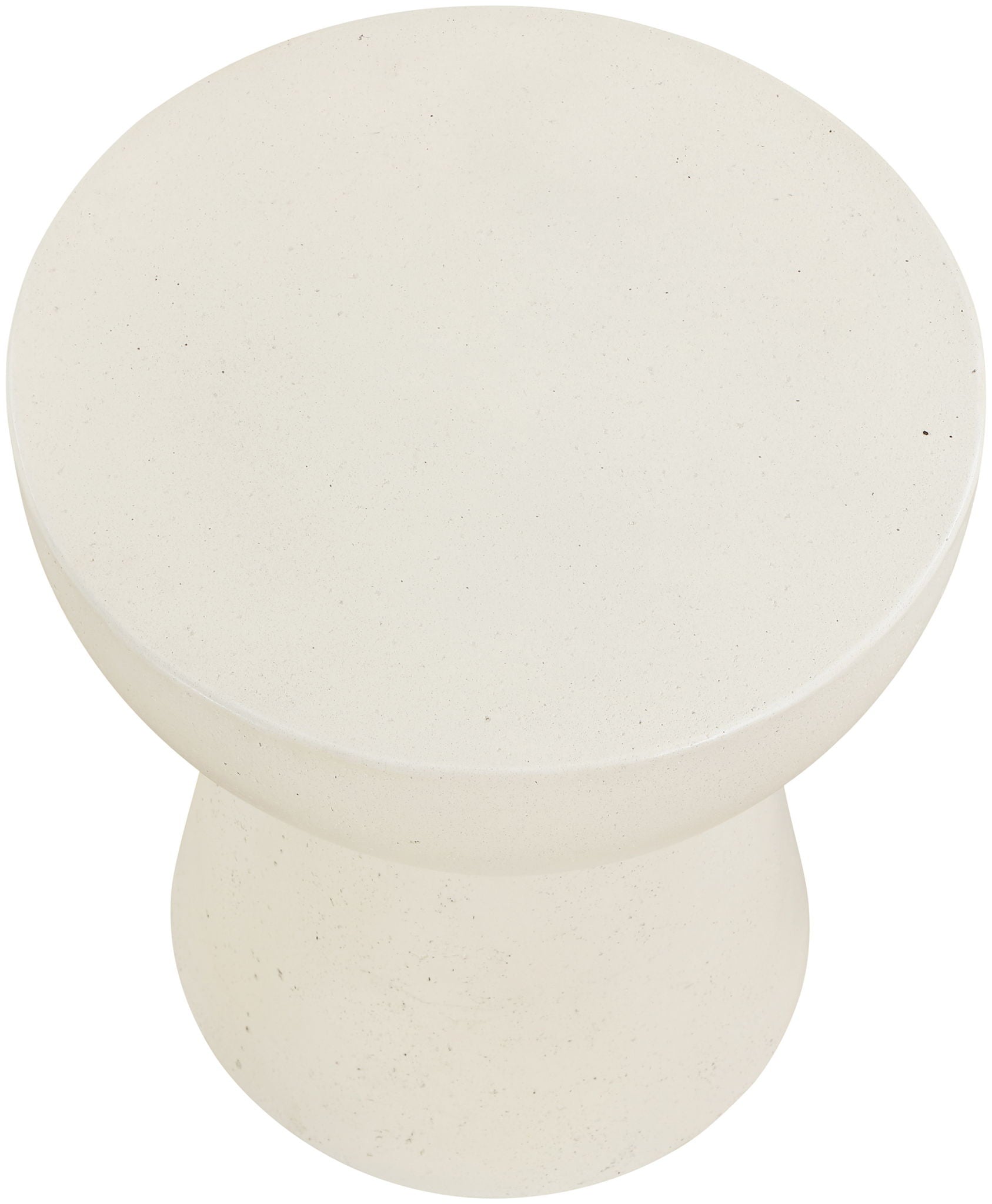 Avaya - Concrete And Fiberglass Indoor / Outdoor End Table - Cream - Urban Living Furniture (Los Angeles, CA)