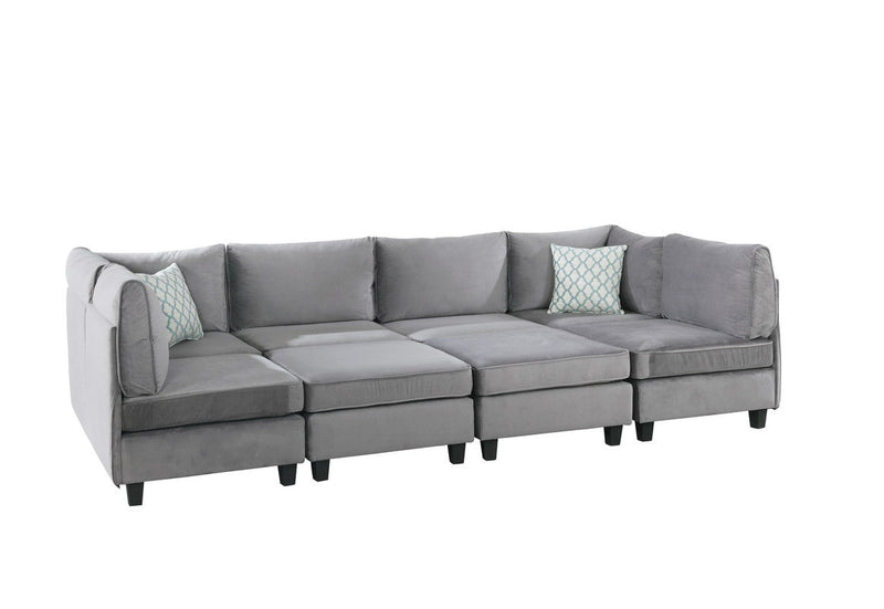 Simona - Velvet Modular Sectional Sofa - Urban Living Furniture (Los Angeles, CA)