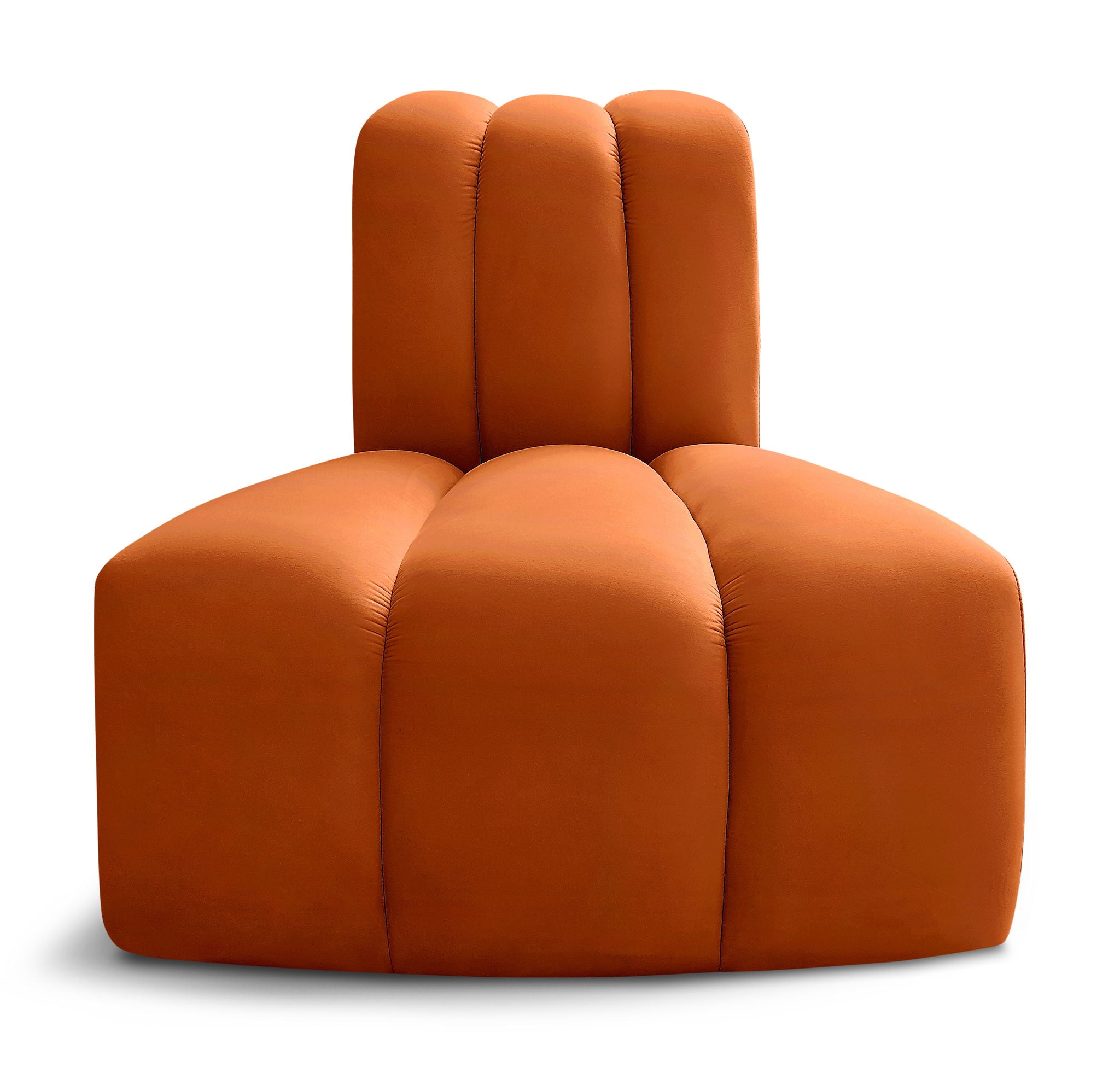 Arc - Velvet Reverse Corner Chair - Urban Living Furniture (Los Angeles, CA)