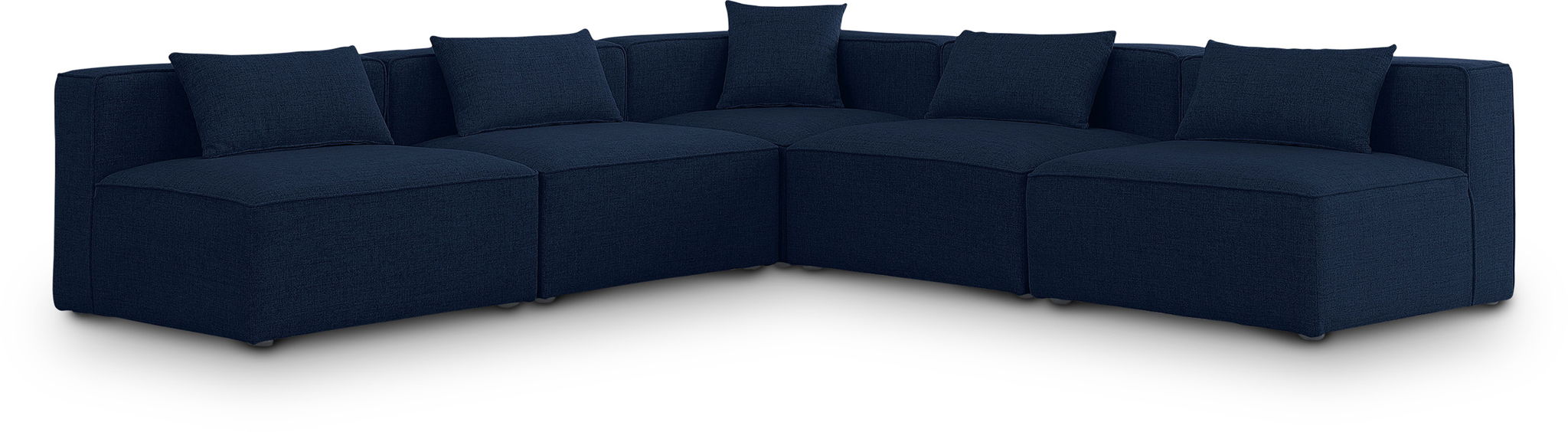 Cube - Linen 5 Piece Modular Corner Armless Sectional - Urban Living Furniture (Los Angeles, CA)