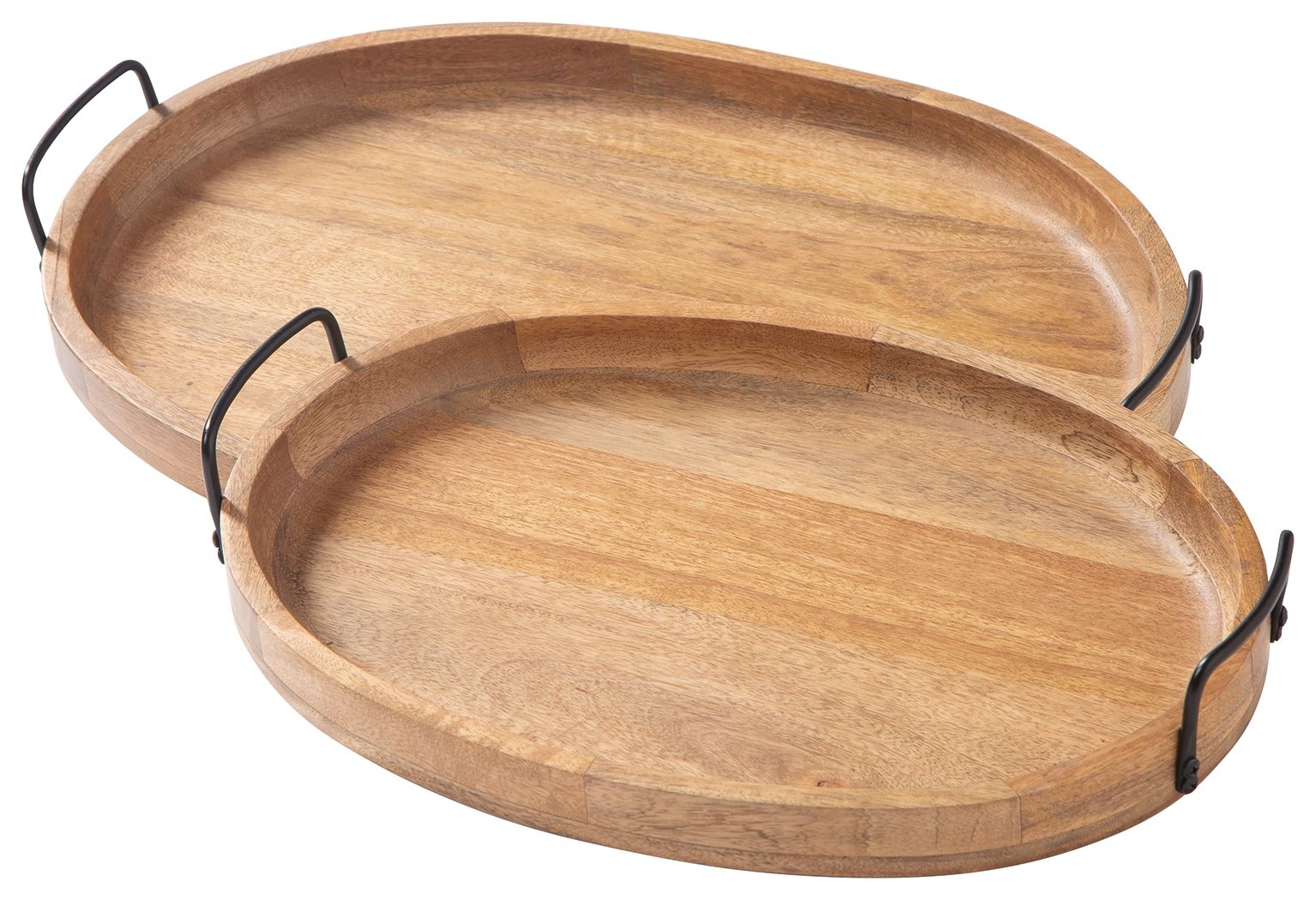 Jocelyne - Brown / Black - Tray Set (Set of 2) - Urban Living Furniture (Los Angeles, CA)