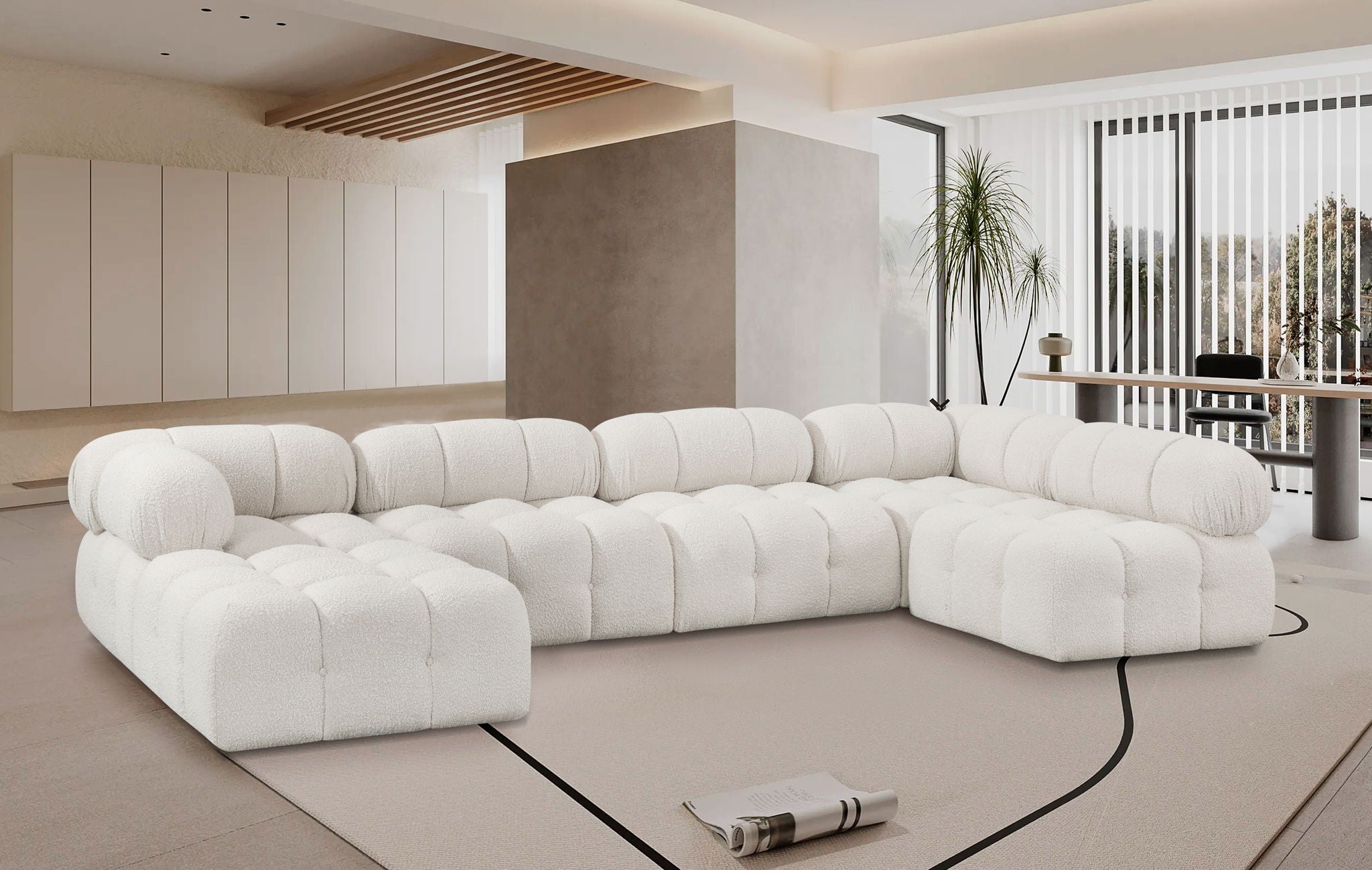 Ames - 6 Piece Modular U-Shaped Sectional - Urban Living Furniture (Los Angeles, CA)