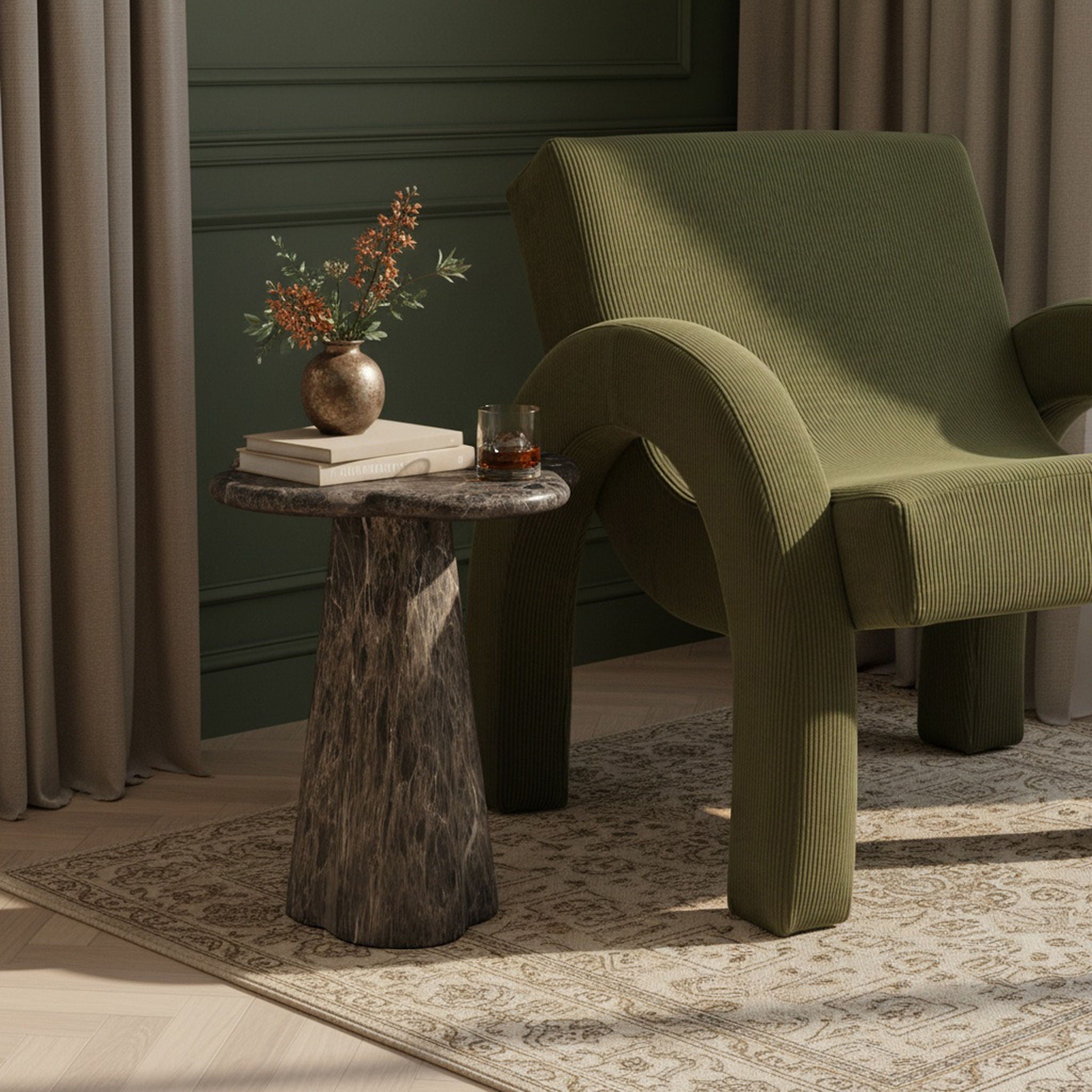 Nola - Concrete Indoor / Outdoor End Table - Urban Living Furniture (Los Angeles, CA)