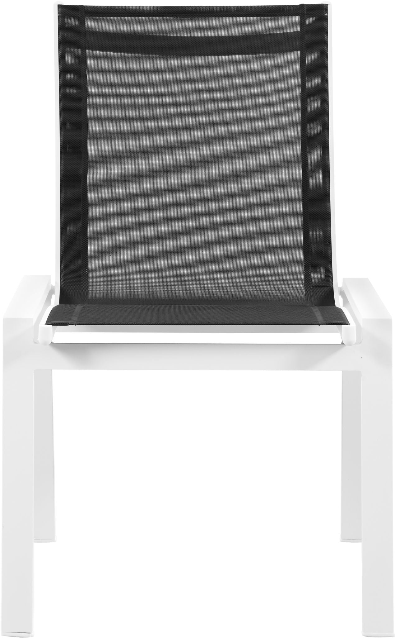 Nizuc - Outdoor Patio Dining Chair With White Frame (Set of 2) - Urban Living Furniture (Los Angeles, CA)