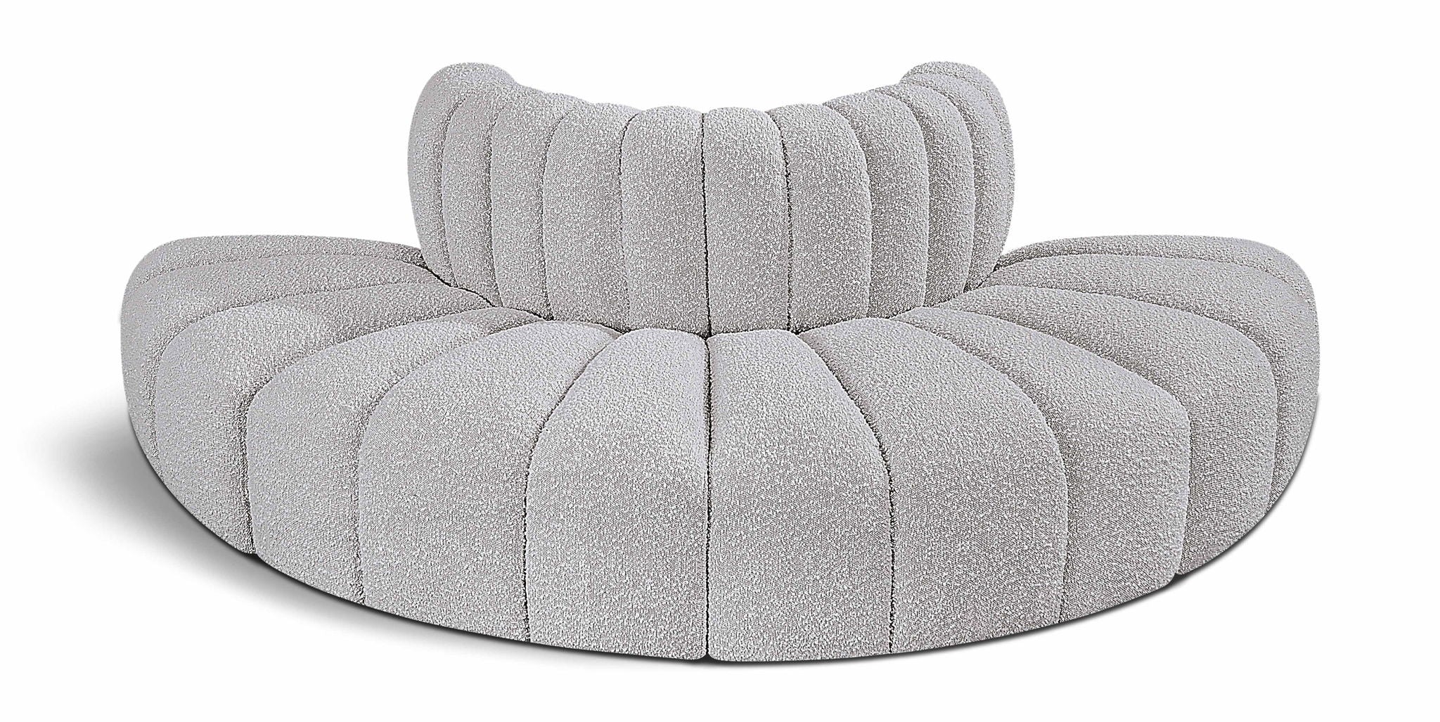 Arc - Boucle Fabric 4 Piece Modular Sofa - Urban Living Furniture (Los Angeles, CA)